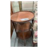 3TIER ROUND END TABLE