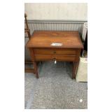 CONTEMPORARY 2 DRAWER END TABLE