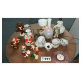TEA CUPS, LAMPS, VASES, MUGS, CANDLES