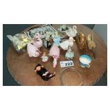 FIGURINES, SHOE STRETCHERS, MISC