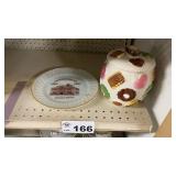 SORENTO IL SCHOOL PLATE, COOKIE JAR