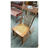 WOOD & CANE ROCKER