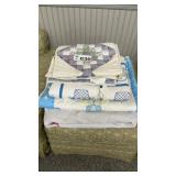 RUG, RUNNER, QUILTED LAP BLANKETS