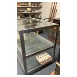GLASS SHELF 3 TIER 49x30 x40