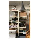 METAL 2 SIDED SHELF**contents NOT included 6 ft x