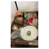 ASSORTED VASES, DISHES
