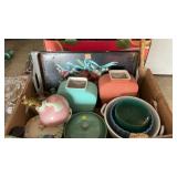 VASES, TRAYS, BOWLS