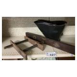 COAL BUCKET, LEVEL, BRACES