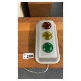 ELECTRIC STOP SIGN, NEEDS BULBS