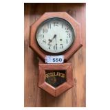 REGULATOR WALL CLOCK W KEY