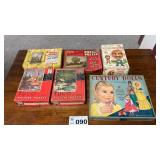 VINTAGE PUZZLES, CUT OUT DOLLS, OSCAR THE ORANGE