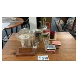 CANDLES, DECOR, CARDS, CHICKEN WATERER, PEN HOLDER