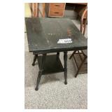 PAINTED OAK END TABLE