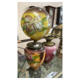 GONE WITH THE WIND LAMP, ELECTRIC, LAMP BASE, N