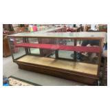 WOOD & GLASS SHOWCASE 96 x 42 x 25