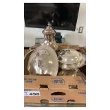 SILVER PLATED SERVING DISHES