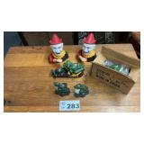 CAST IRON BANKS, BOOKENDS