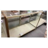 GLASS SHOW CASE, LIGHTED 48 x 20.  36.5