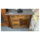 MARBLE TOP DRESSER 28 x 32