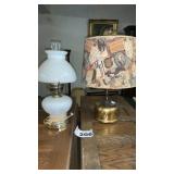 2 ELECTRIC LAMPS. ( PATRIOT LAMP, HOBNAIL LAMP)