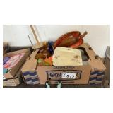 PLATTERS, TRAYS, PLATES, VASES, MISC