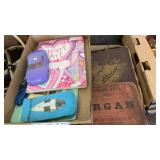 CARS, BOOKS, VINTAGE SCRAPBOOK, ORGAN MANUAL