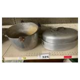 ALUMINUM ROASTER, POT