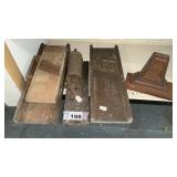 KRAUT KUTTERS, MISC WOOD PCS, SAUSAGE STUFFER