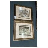 2 LARGE WALL PICTURES