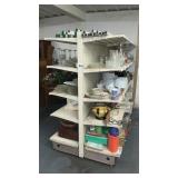 DISPLAY SHELF 2 sided. Contents are NOT
