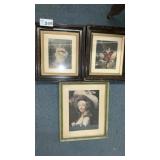 3 VINTAGE WALL PICTURES