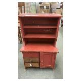 CHILDS PAINTED HOOSIER CABINET 31 x 19