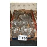 GLASSWARE, CRUET, VASES