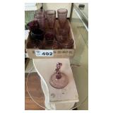 AMETHYST GLASSWARE, CUPS
