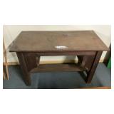 MISSION STYLE LIBRARY TABLE 49 x 24 x31 fall