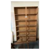 WOOD BOOKCASE 82 x 48 x 11.5