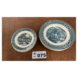 CURRIER & IVES OLD GRIST MILL PLATES