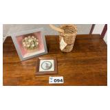 SHADOW BOX, PICTURE, BROOKSIDE SHAKER BASKET
