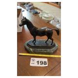 VINTAGE BRONZE ARABIAN HORSE SCULPTURE