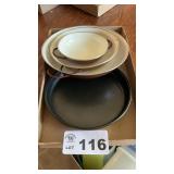 ENAMEL BAKING DISHES