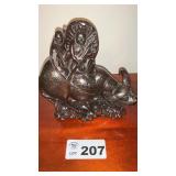 CHINESE HAND CARVED WOODEN SCULPTURE WATER