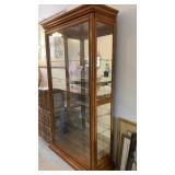 COLLECTORS CABINET, 44 INCHES WIDE, 15 DEEP, 80