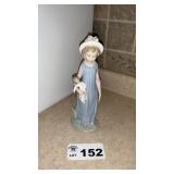 LLADRO PORCELAIN FIGURINE, BELINDA WITH HER DOLL