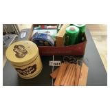 TINS, HANGERS, GLOVES, BAGS