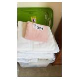 TOTE OF TOWELS