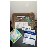 GAUZE SPONGES, NAIL CLIPPERS, SUTURE SCISSORS,
