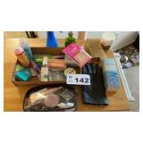 GLOVES, PERFUME, MAKE UP
