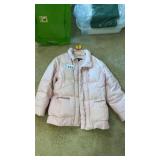 WOMENS LARGE PINK PUFFER JACKET