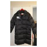 WOMENS MED BLACK PUFFER JACKET