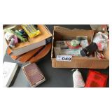 OFFICE SUPPLIES, PLANT CART, FLASHLIGHTS, MISC